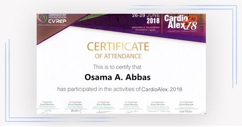 درجة علمية — أ. د. أسامة عباس