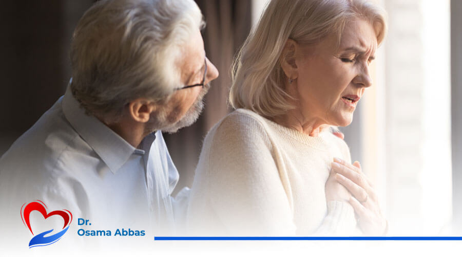 اعراض الازمة القلبية عند النساء